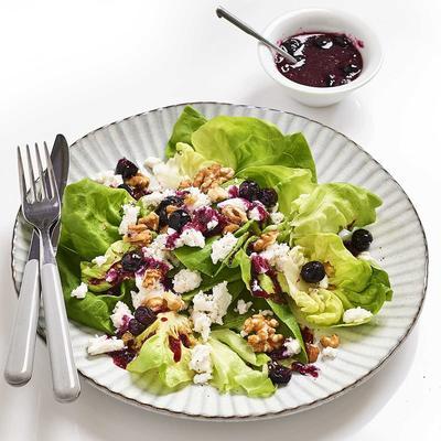 goat cheese and blueberry dressing