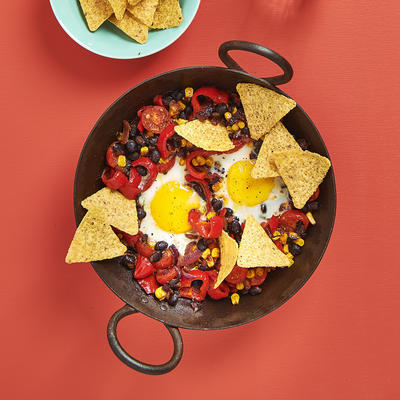 mexican beans with egg