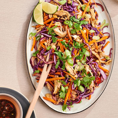salad with chili-lime chicken