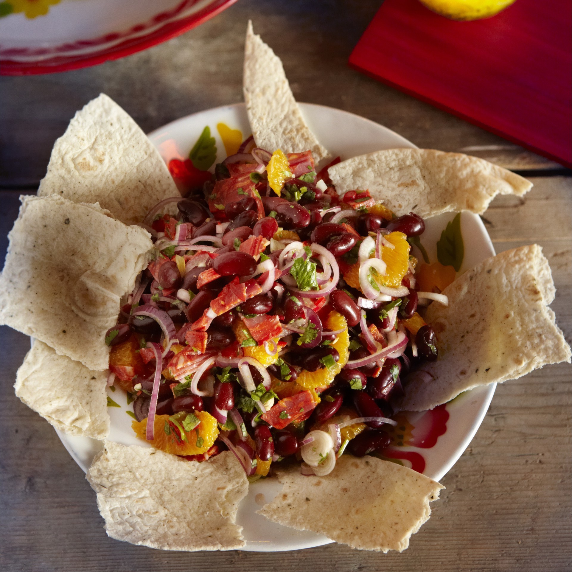 Bean salad with chorizo and orange Bean salad with chorizo and orange