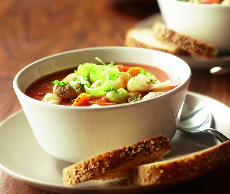 Dutch vegetable soup with balls Dutch vegetable soup with balls