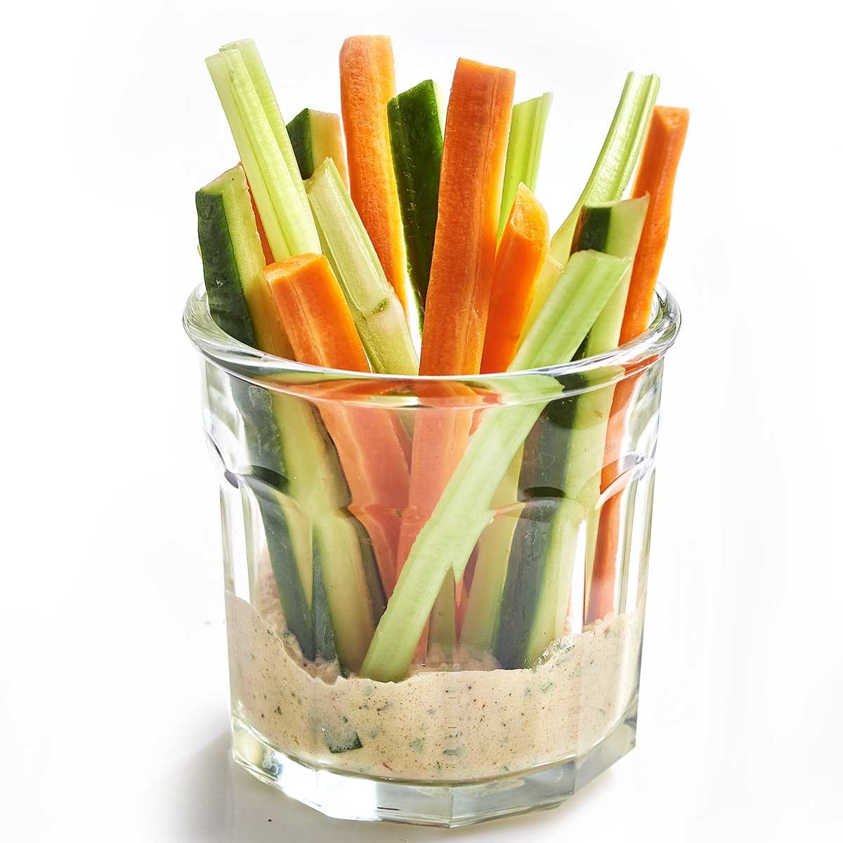 Vegetable sticks with hummus Vegetable sticks with hummus