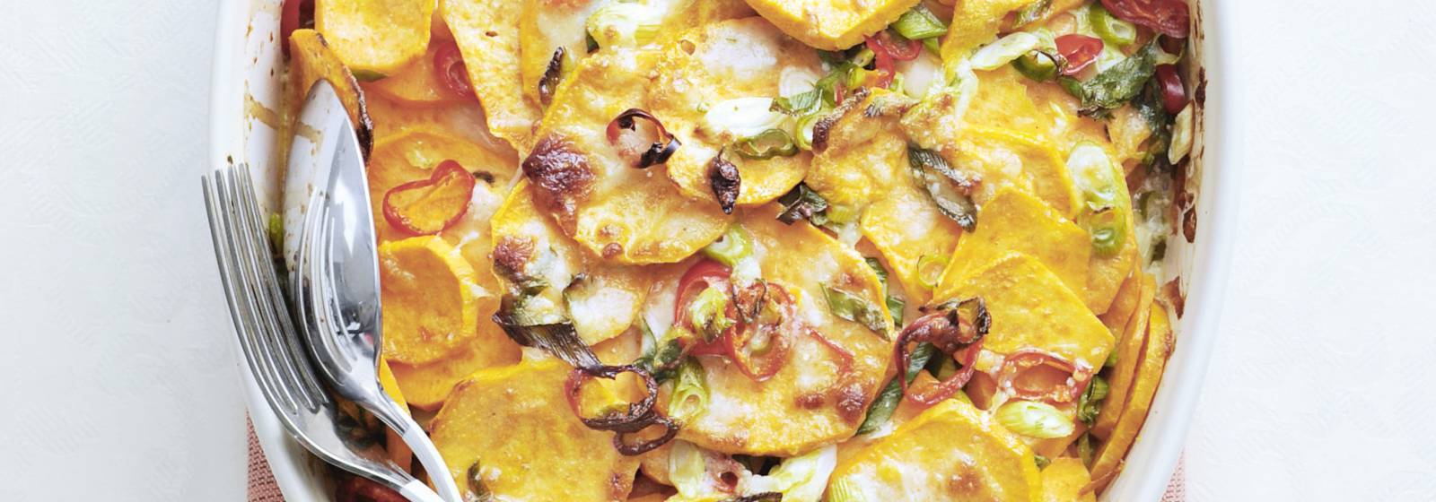 Sweet potato with gratin onion Sweet potato with gratin onion