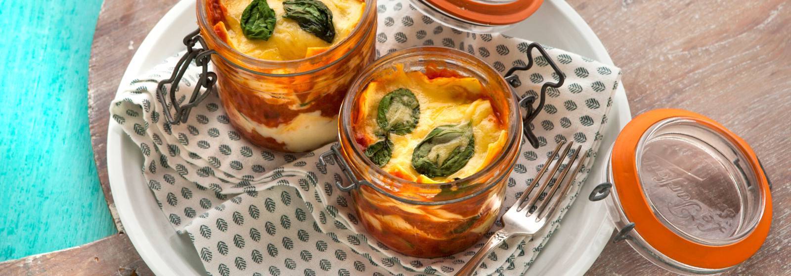 Lasagne in a jar Lasagne in a jar