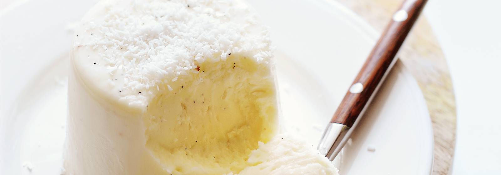 Coconut panna cotta Coconut panna cotta